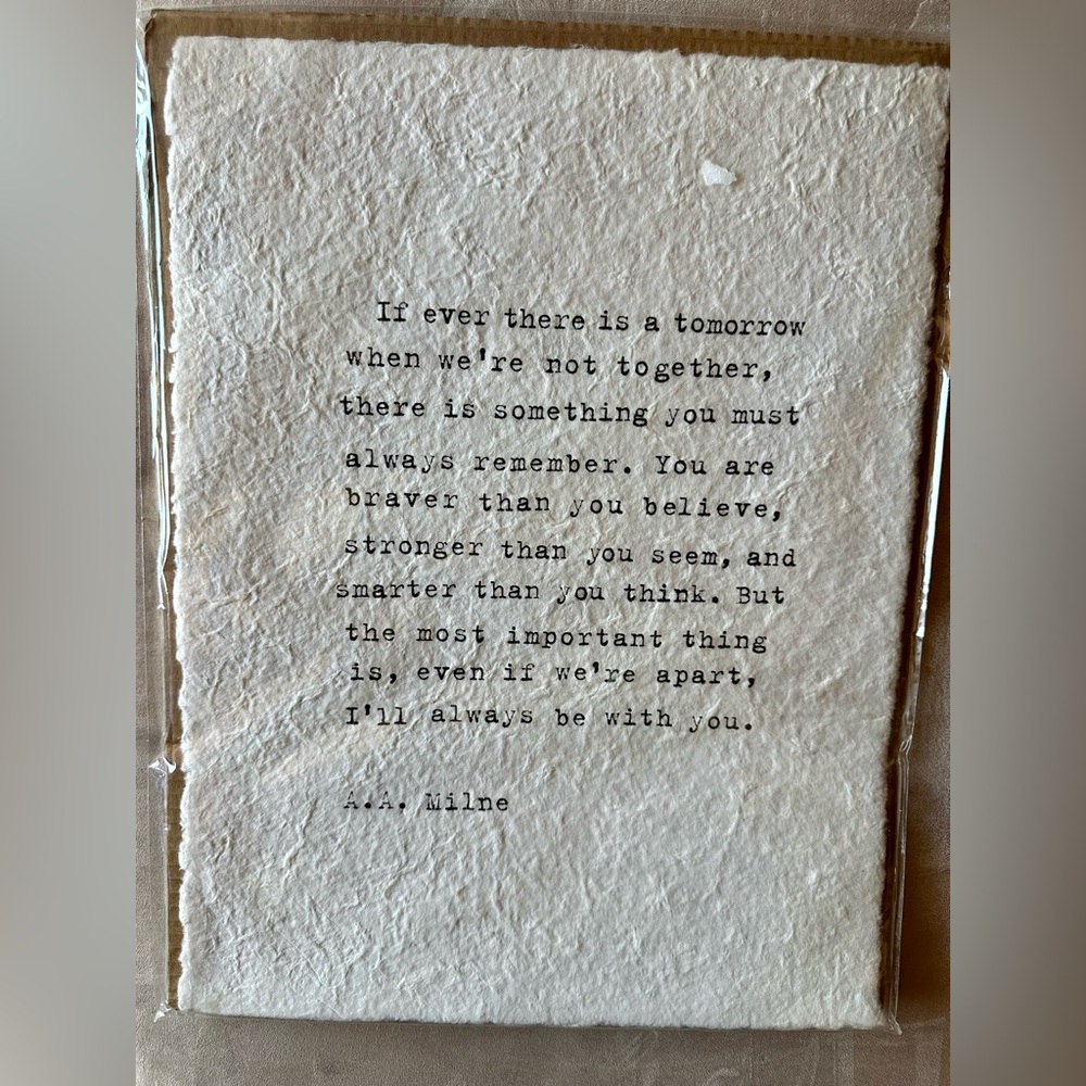 A.A. Milne Book Collection Art Poster NEW IN PACKAGE. SUGARBOO & Co. 12”x16”